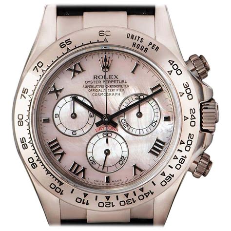 rolex daytona weißgold perlmutt|Rolex Daytona 18k Perlmutt Diamant Factory Ref. 116589 for.